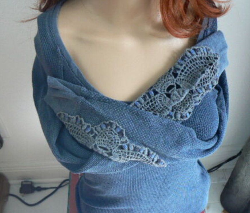 Covers & Schutzfolien: Thermo Shirt Pullover mit Spitzen Free People L XL – Gebraucht aus St. Gallen von Hereplaysmusic