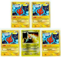 4 x Rotom rare 20 & 1 x Reverse Holo 7