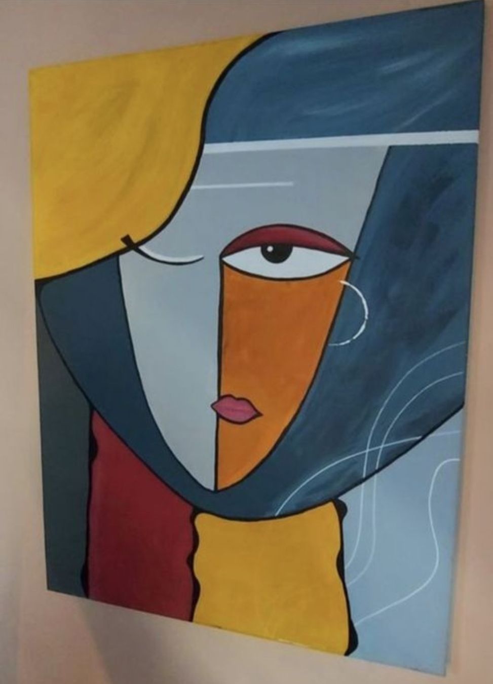 Dipinti: Gemälde " Der stumme Blick" handmade 60×80 – Nuovo (secondo la descrizione) da Riehen venduto da Steinbock1970 1