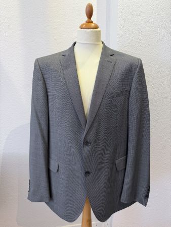 Herren Sakko REDA Super 110’s Schurwolle Gr. 56 Grau