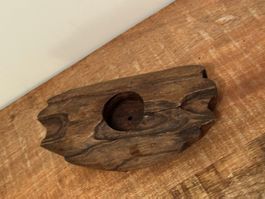 Holz Teelichthalter, Kerzehalter, einzigartig, Handgefertigt