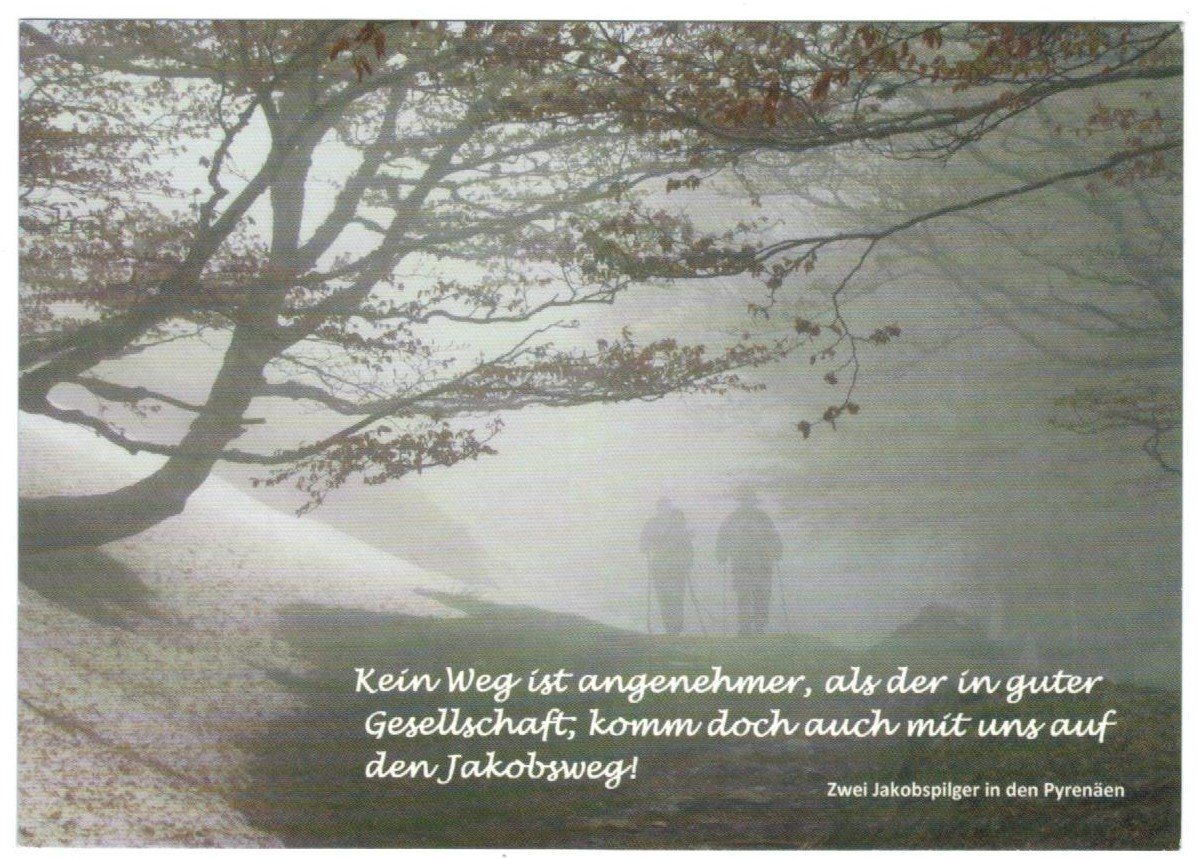 Cartoline postali: AK Jakobspilger auf dem Jakobsweg – Usato da Zürich venduto da Tolima194