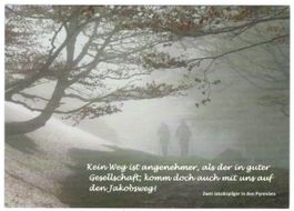 AK Jakobspilger auf dem Jakobsweg