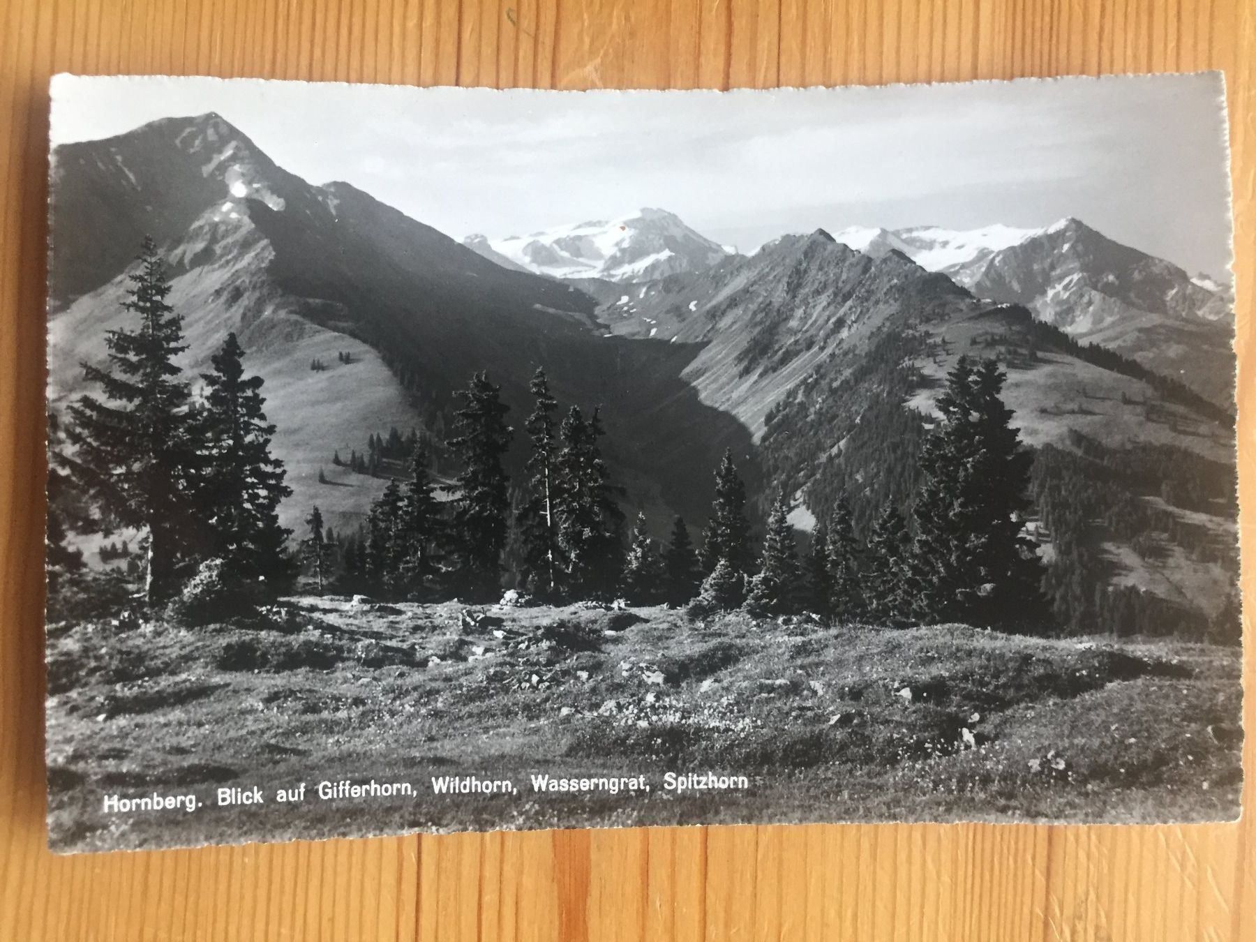 Cartoline postali: Hornberg mit Gifferhorn -  AK 1967 – Usato da Oberuzwil venduto da Henri09