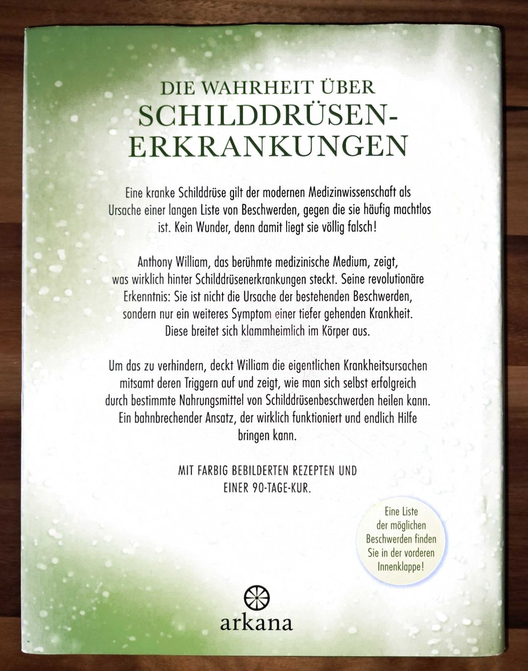 Libri: Anthony William: Heile deine Schilddrüse – Usato da Luzern venduto da gbr_8btl 1