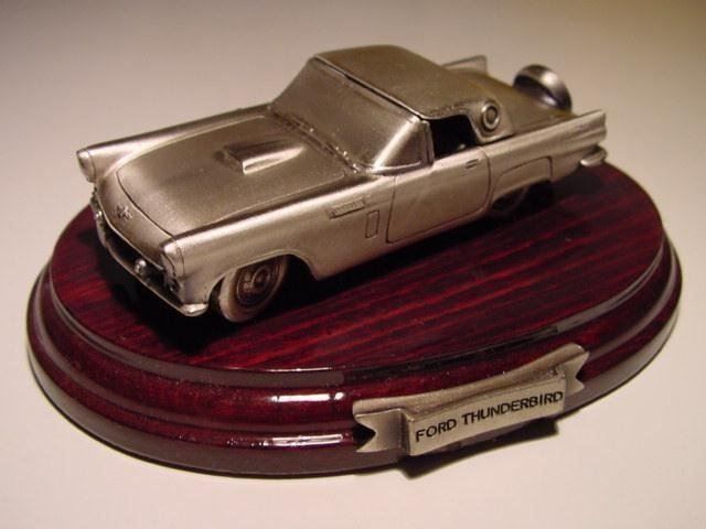 Ford Modellini d'auto: Ford T-Bird Thunderbird 1957 mit Hardtop – Nuovo e nell'imballaggio originale da Giswil venduto da Healey71 1