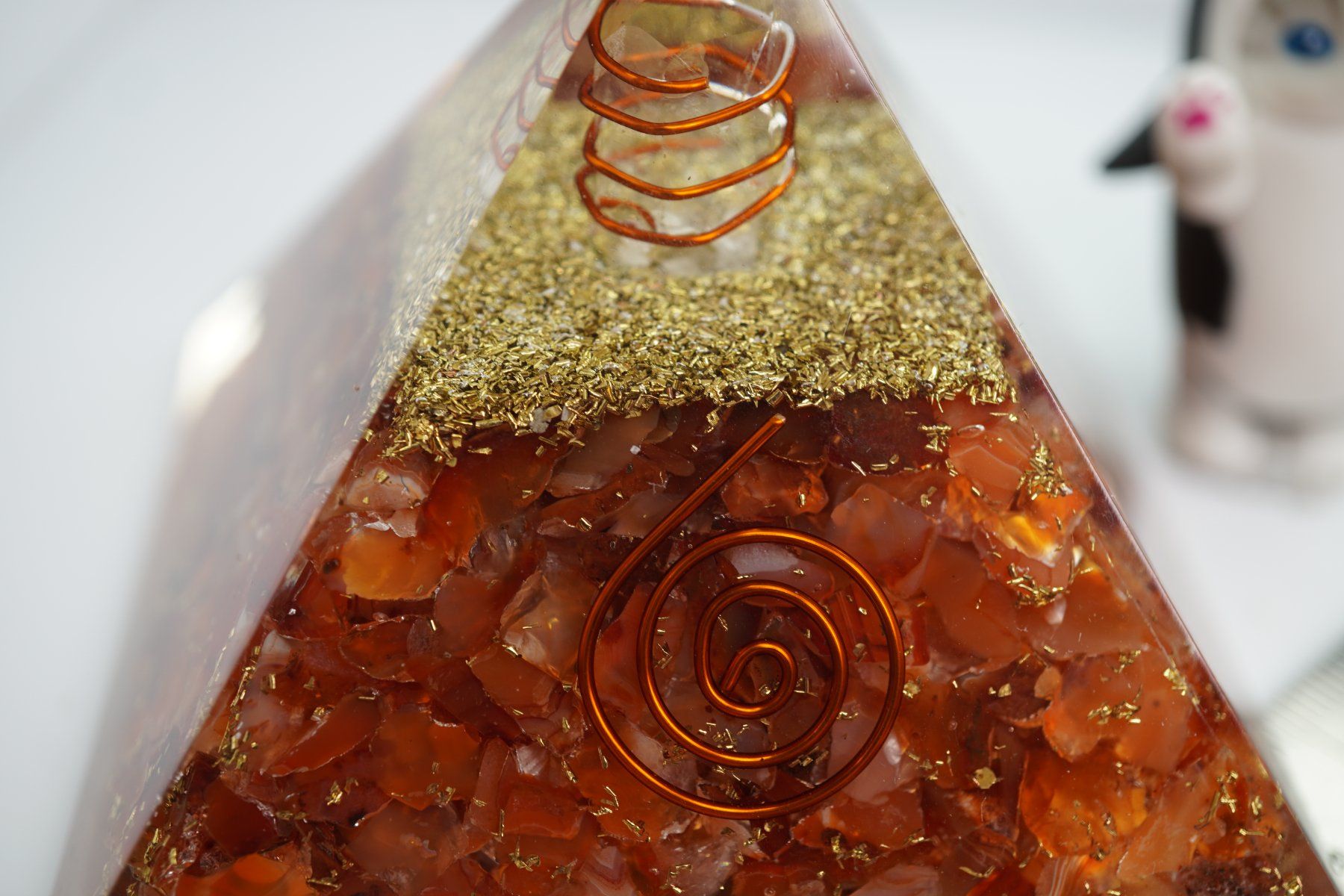 Mineralien & Heilsteine: Karneol     -Orgonit - Pyramide by TOPSTONE – Defekt aus Eschenbach SG von topstone 3