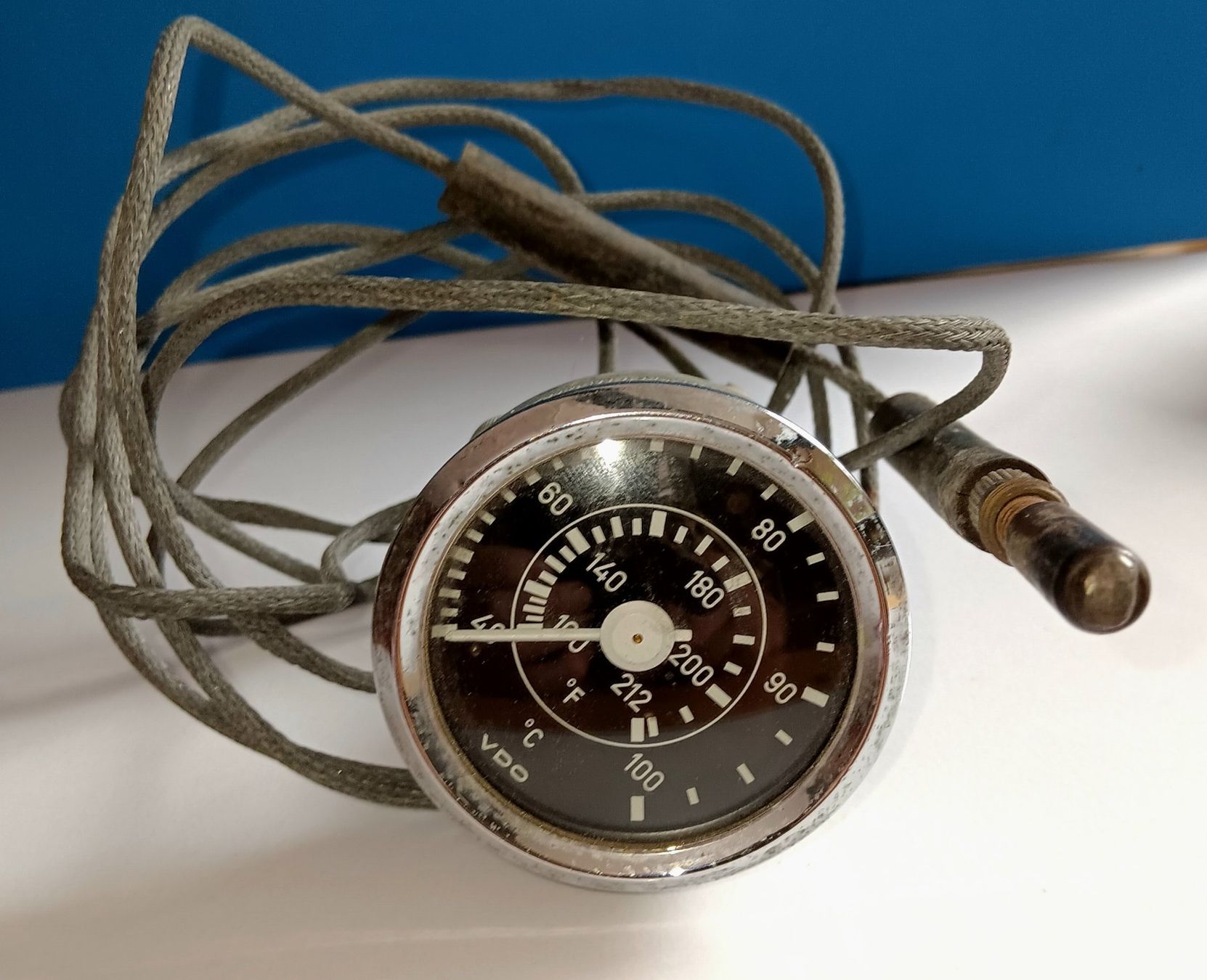 Alle Autoersatzteile: Temeraturanzeige Instrument VDO Traktor Auto Oldtimer – Gebraucht aus Lichtensteig von B-B-Bier