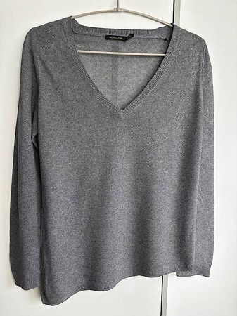 Pull femme Massimo Dutti gris taille S
