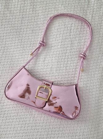 Trendige Tasche in Metallic Rosa – Hingucker! NEU