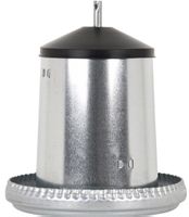 Neuer OLBA Geflügel Futterautomat, 5kg, verzinkt, mit Deckel