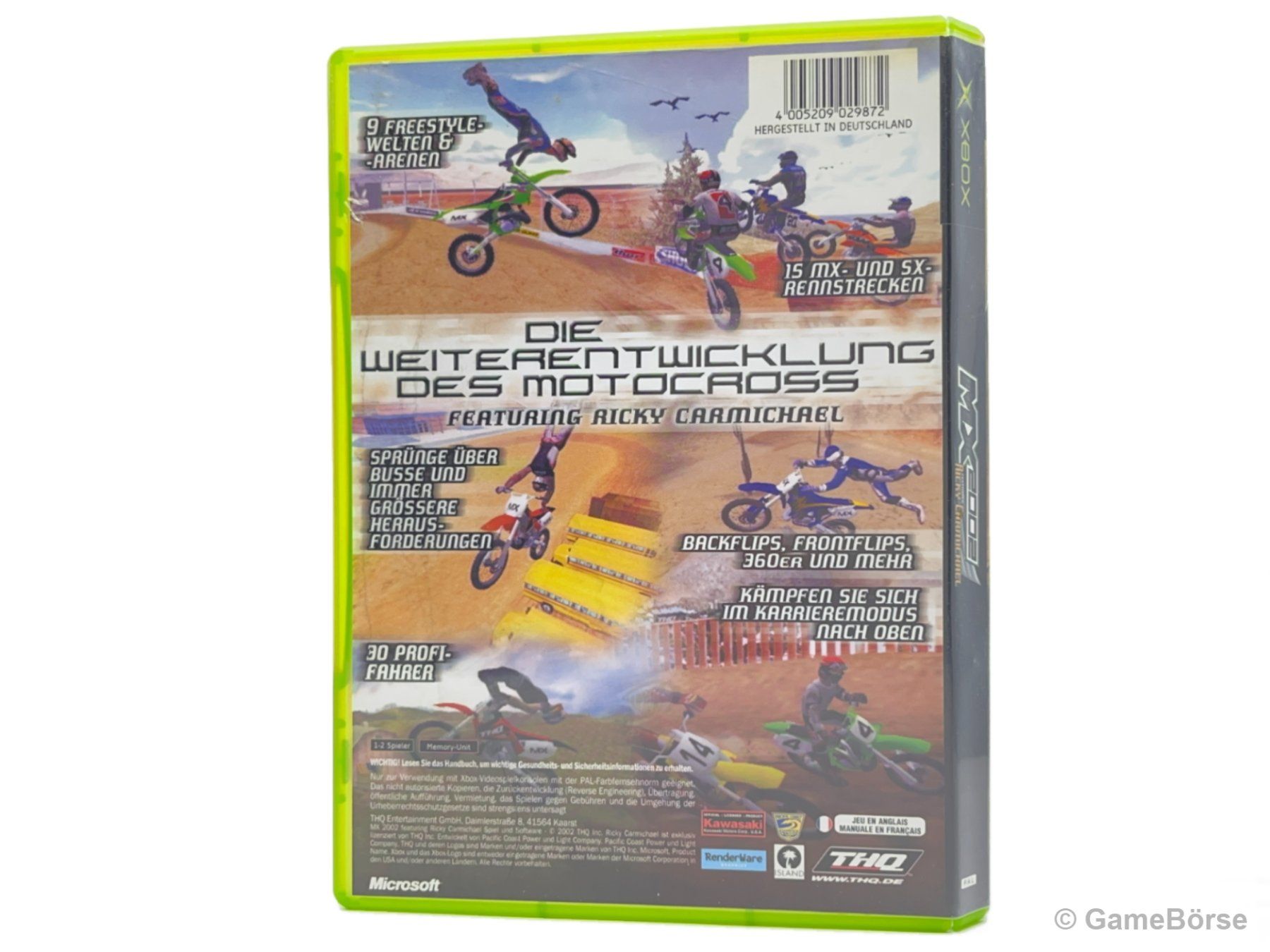 Microsoft Spiele: Xbox MX 2002 feat. Ricky Carmichael – Gebraucht aus Stettfurt von GameBoerse 1