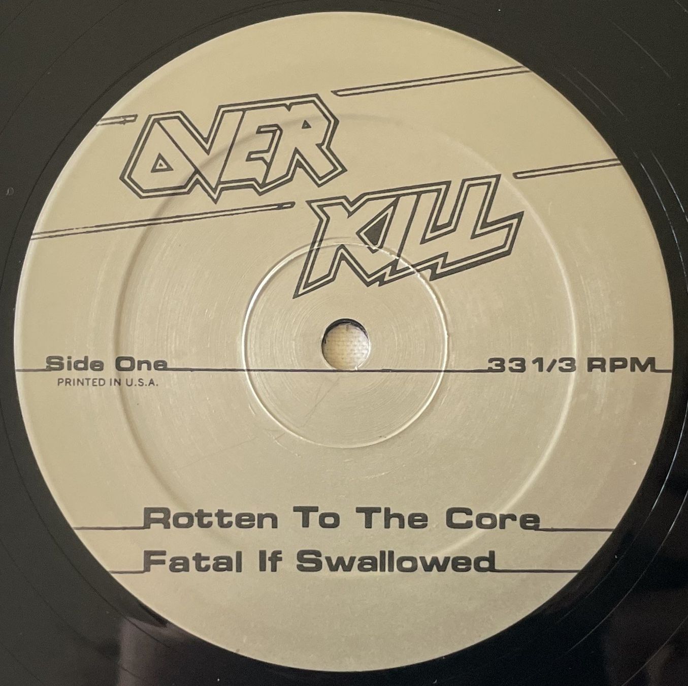 Dischi in vinile: Overkill – Overkill - EP - 1985 - US First Press - Ultra Rar – Usato da Uster venduto da Zardodel 4