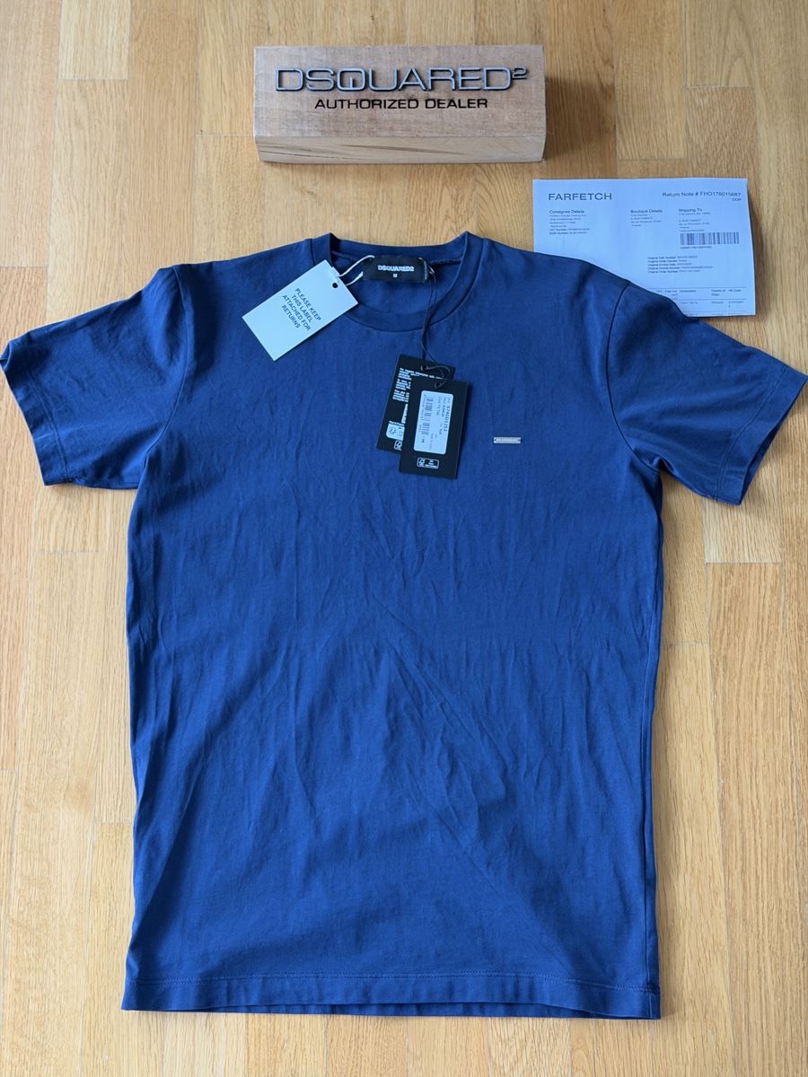 Dsquared2 T-Shirts: Neues 100% originales Dsquared2 Basic T-Shirt Grösse M – Neu und originalverpackt aus Basel von trend_shop_schweiz