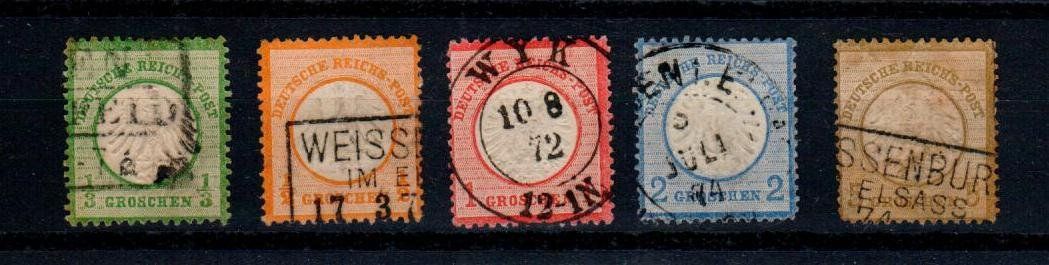 Tutti i francobolli: deutsches Reich - Groschen – Usato da Wolhusen venduto da Curver9