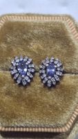 Diamond Tanzanite Earrings