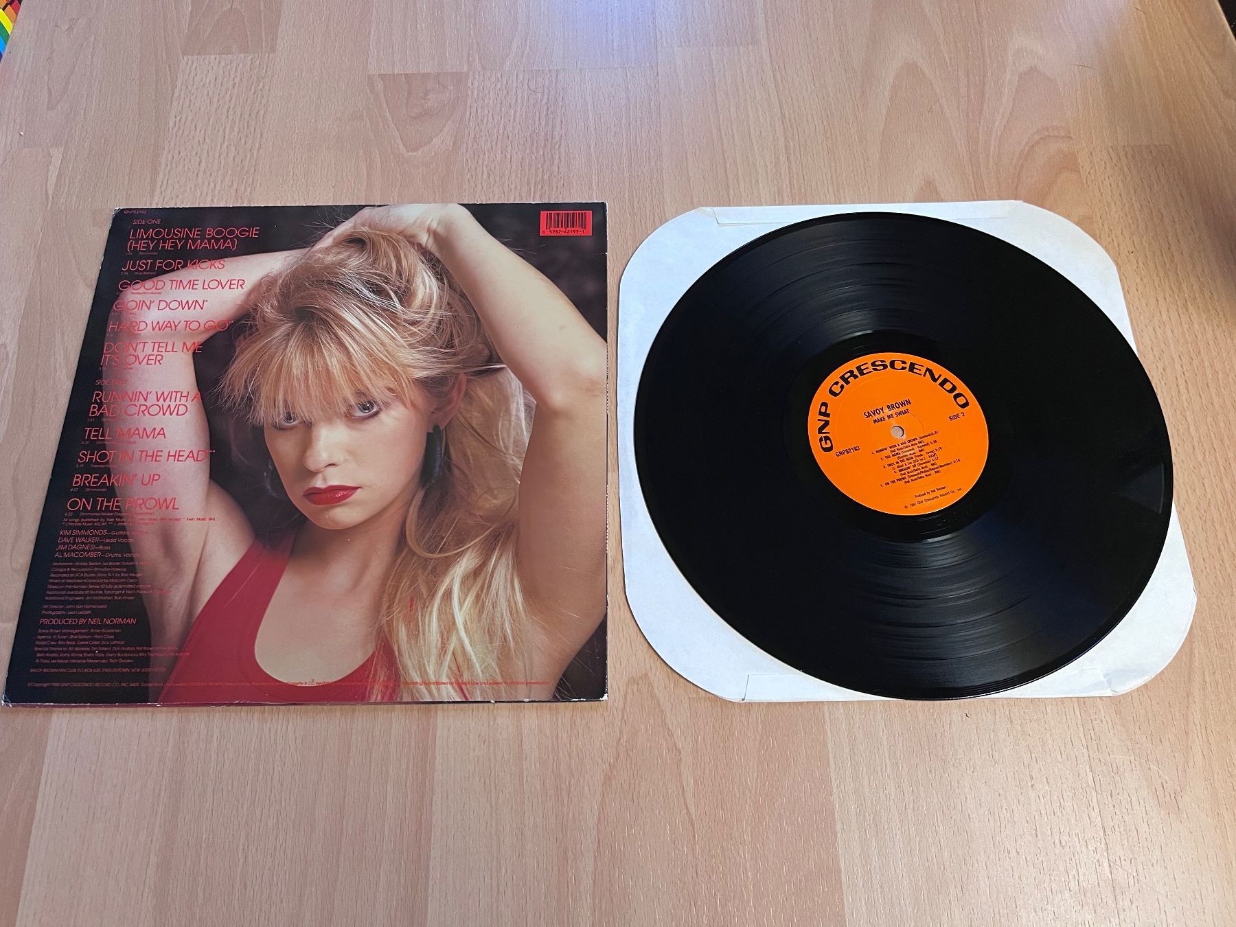 Dischi in vinile: Savoy Brown - Make me sweat – Usato da Giebenach venduto da Wurlitzer70 1