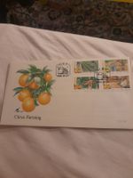 Lettre premier jour Citrus Farming, Iskeï, 1988 rare🍊.