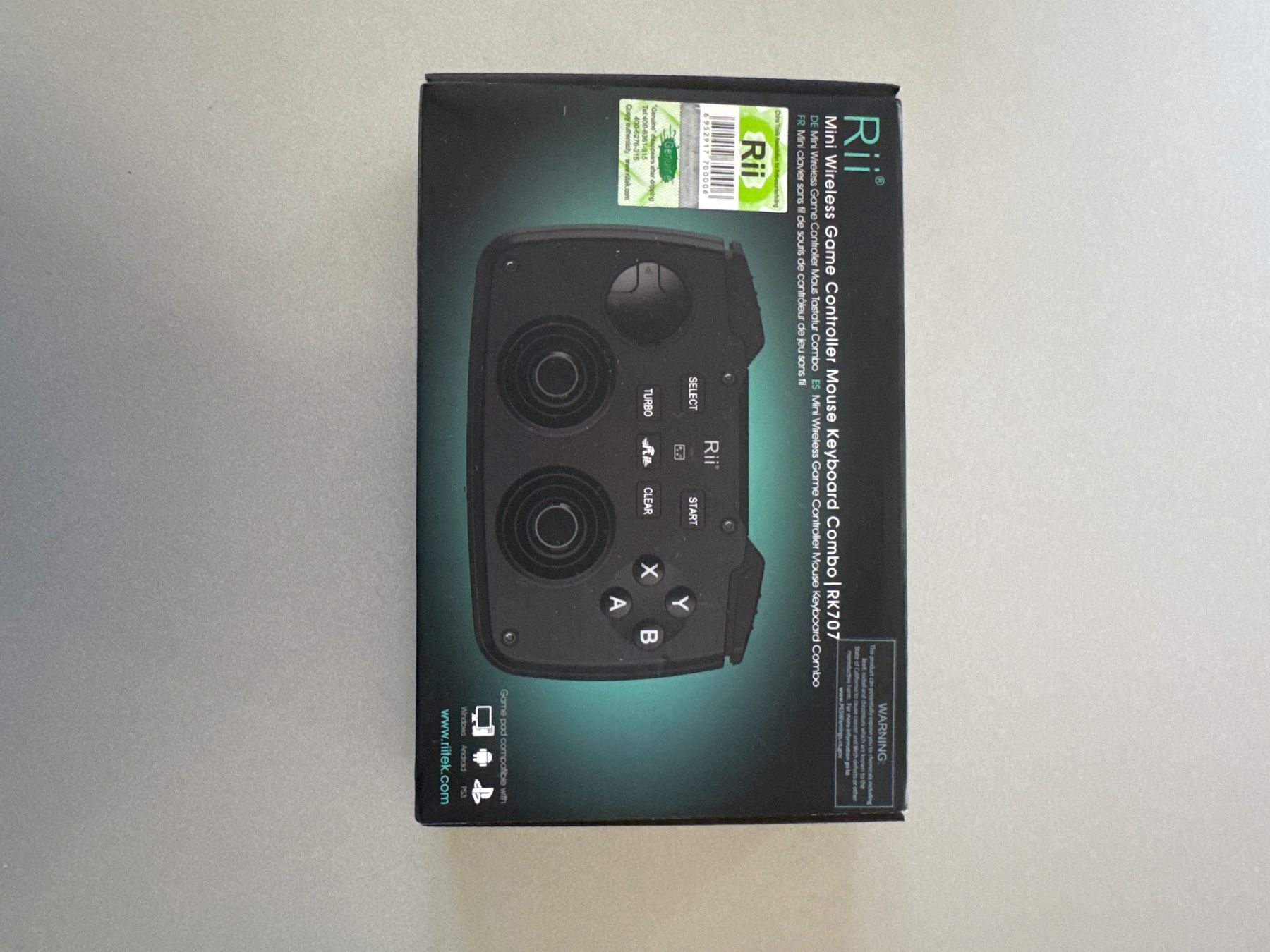 Controller: Rii Mini Wireless Game Controller RK707 – Neu (gemäss Beschreibung) aus Rothenburg von Rias