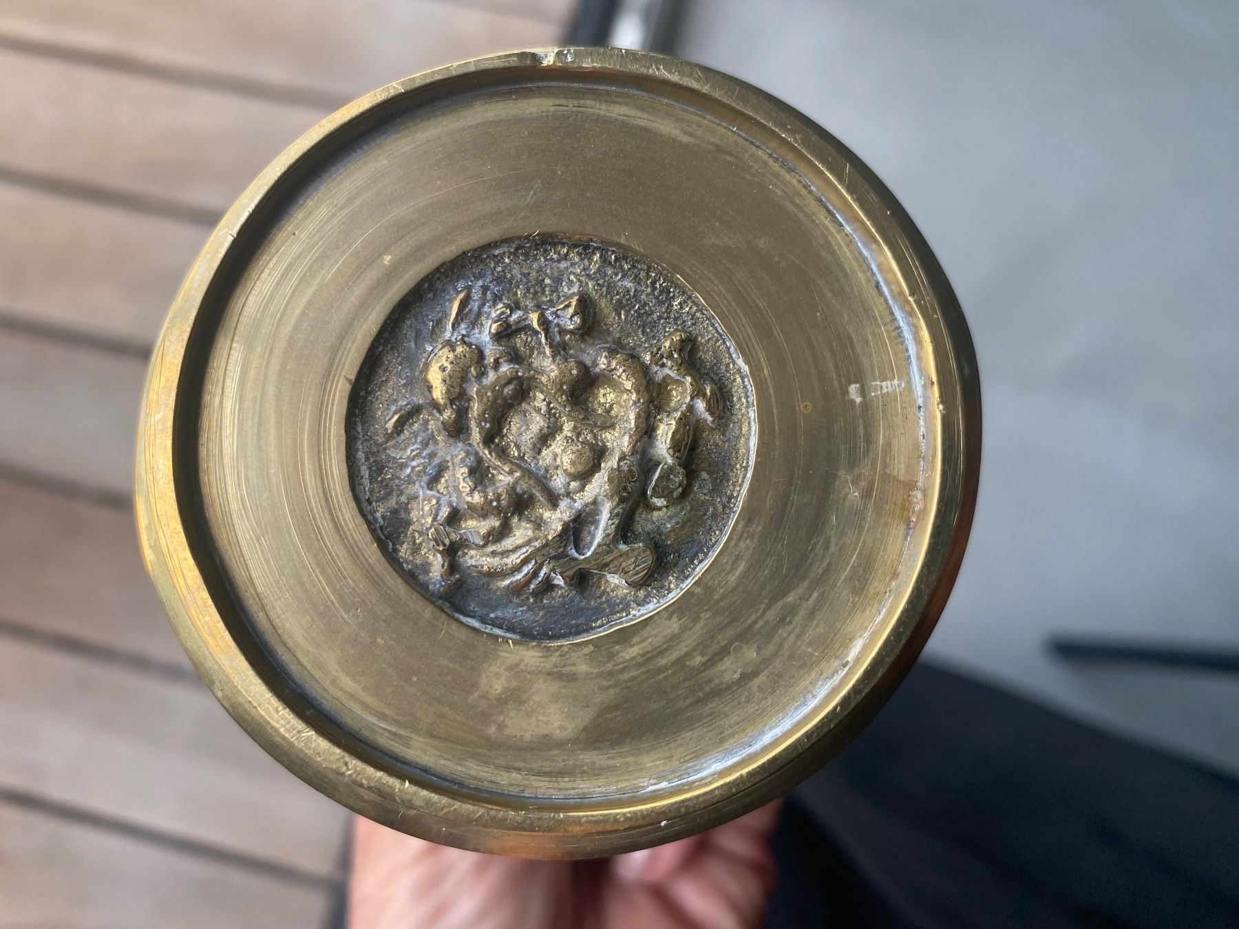 Vasi & Recipienti: Deckelgefässe/Vasen in schwerem Messing, Asien – Usato da Schaffhausen venduto da Theosike 3