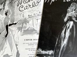 Monte Carlo - 2 alte Werbungen /Anciennes publicités 1945/52