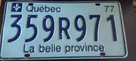 Plaque du Canada