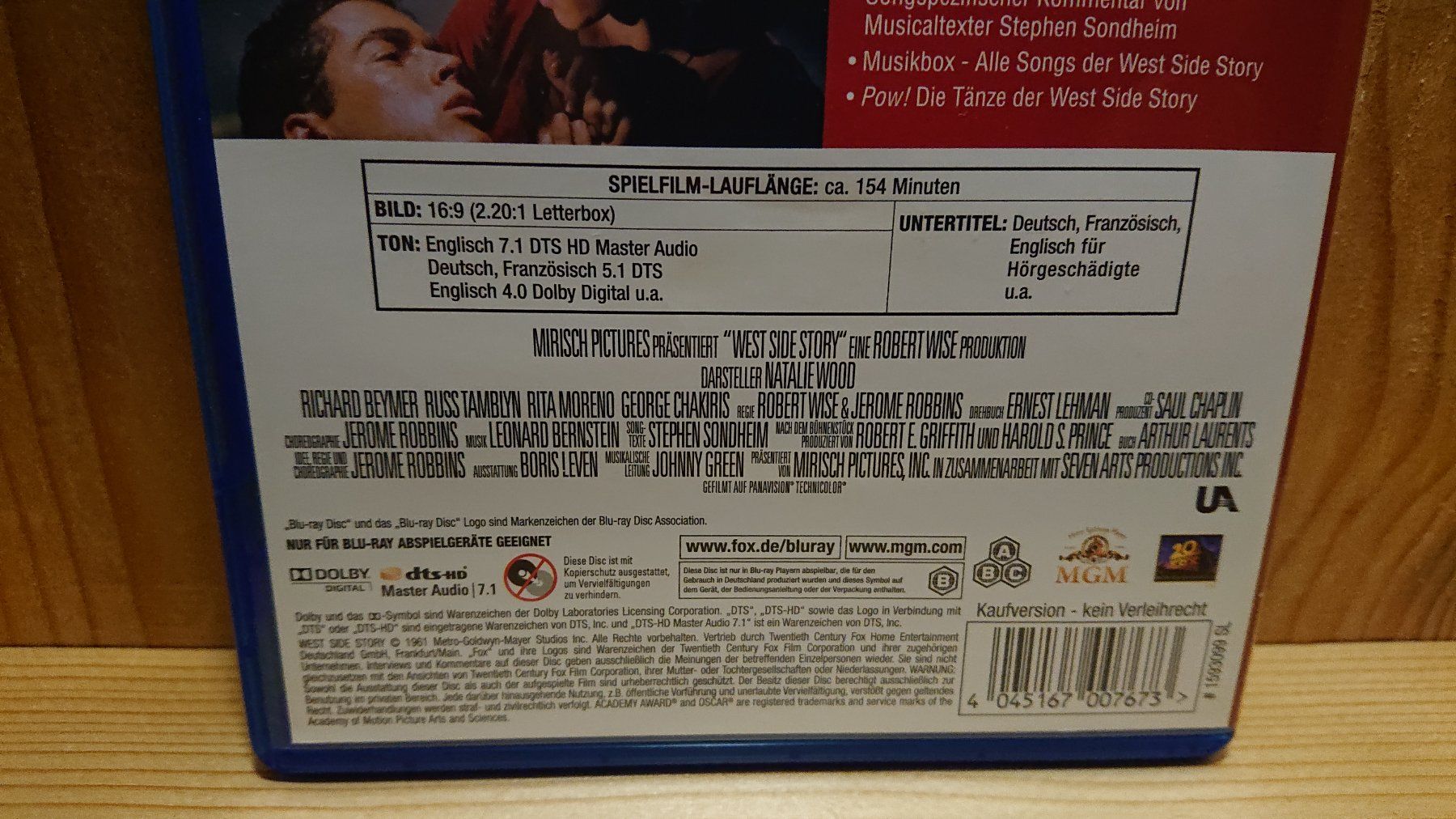 Tutti i DVDs: WEST SIDE STORY Blu-Ray – Usato da Wilderswil venduto da Exebub 3