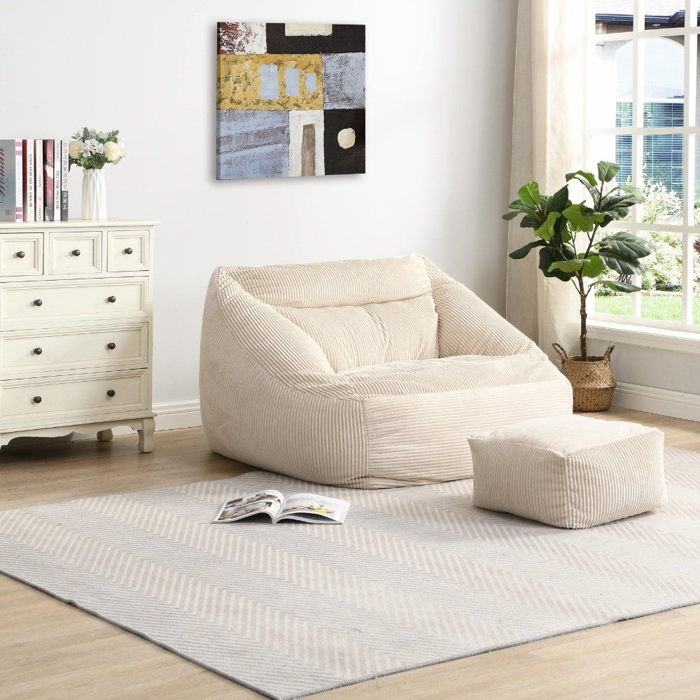 Sgabelli: 21266 - Sitzsack Hocker BIGGY - Beige – Nuovo e nell'imballaggio originale da Wallenwil venduto da toesstal-vertrieb 2