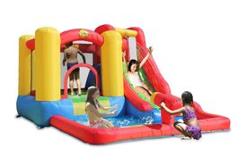 Hüpfburg Wasserrutsche Abenteuer