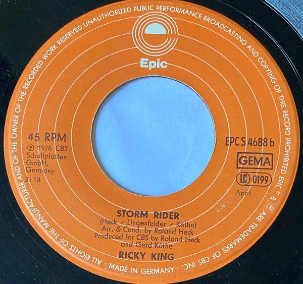 Dischi in vinile: King Ricky: Le Rêve 7" – Usato da Steinhausen venduto da Vilivinili 1