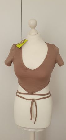 Top beige Neu Grösse 34