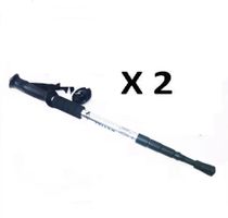 2x Trekkingstöcke 90-135cm Alu / Bâtons de marche BETTER