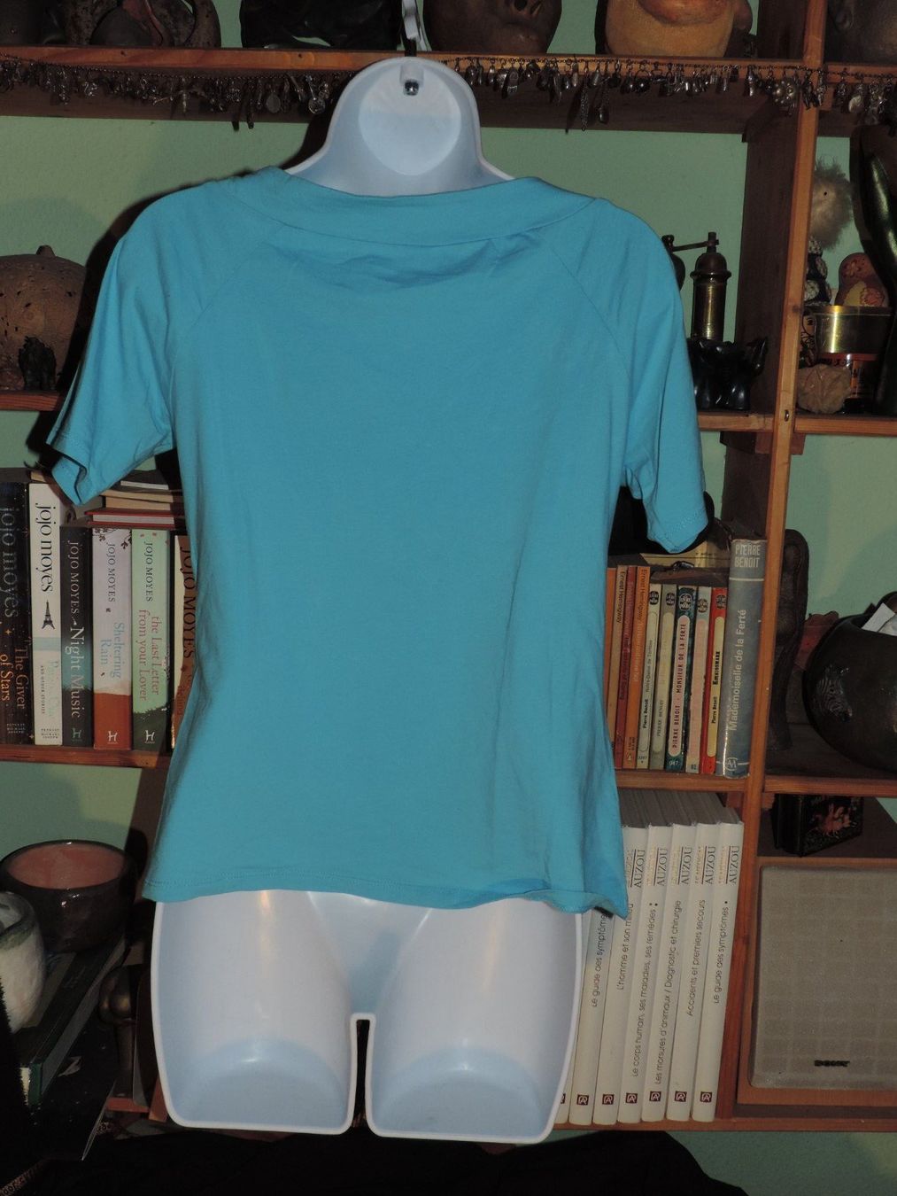 T-shirt: t-shirt bleu turquoise – Usato da Genève venduto da Axelle333 6