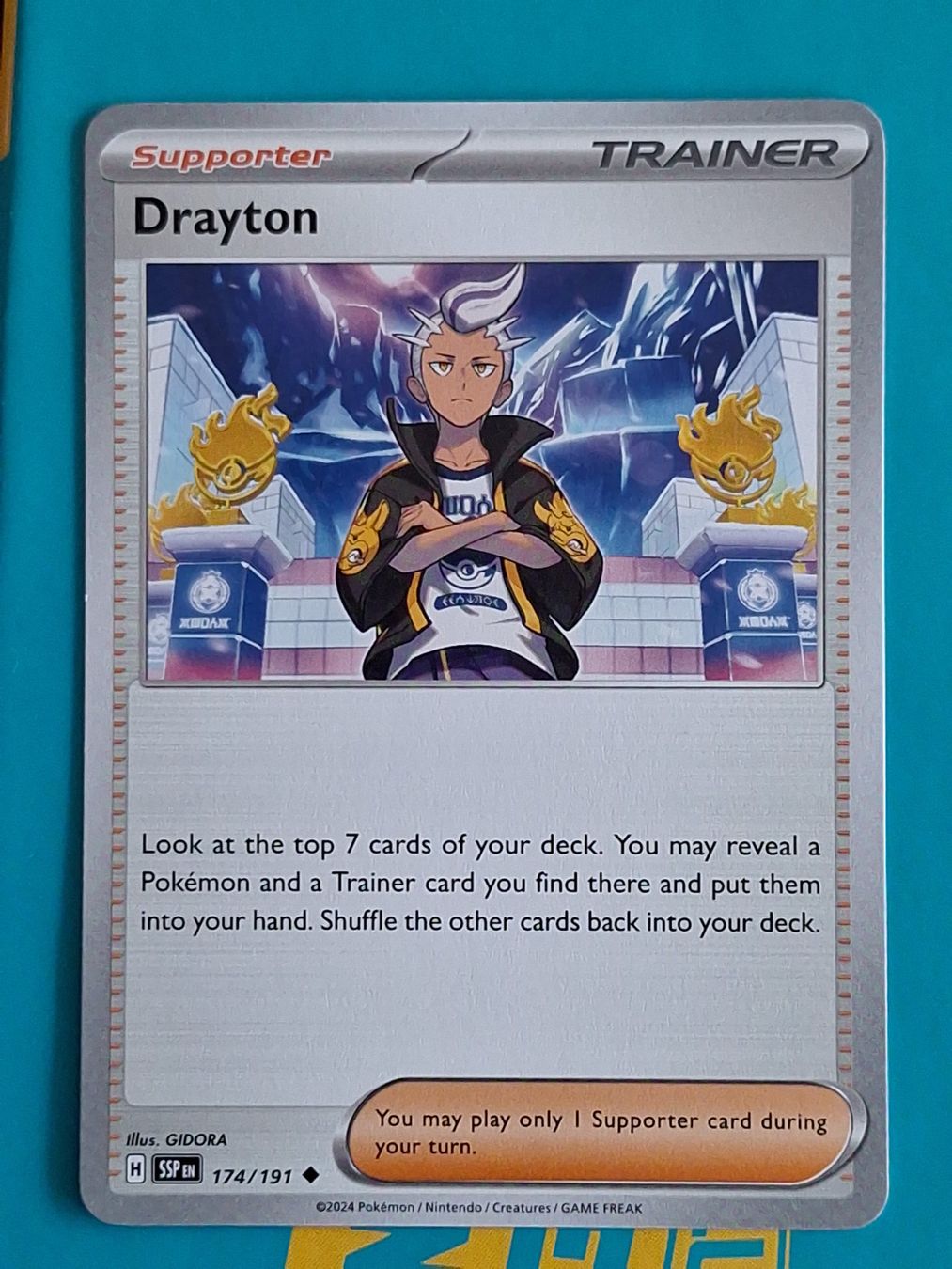 Pokémon Carte collezionabili: Drayton - Pokemon Surging Sparks – Usato da Altstätten SG venduto da GGsGameshop