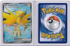 Pokémon Zapdos ex SR 192/165 MEW DE NM