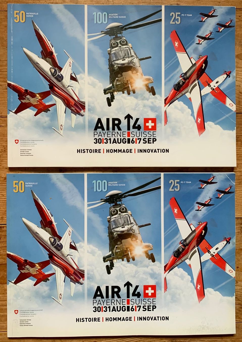 Libri: 2 Büchlein der AIR 14 in Payerne – Usato da Goldingen venduto da Bergler012