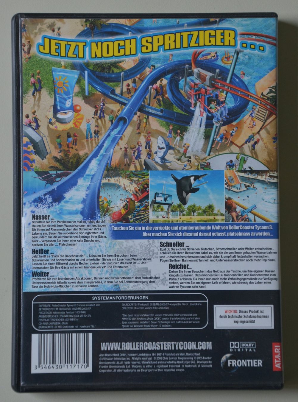 Giochi: PC game: Roller Coaster 3 - Soaked ! (expansion pack) – Usato da Niederhasli venduto da brummbaer08 1