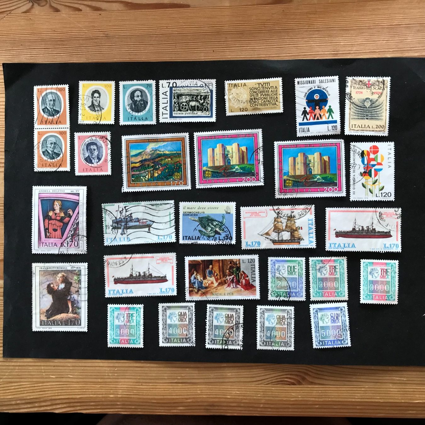 Alle Briefmarken: ITALIEN: ab 1961, kleine Sammlung gest. – Gebraucht aus Uitikon Waldegg von Gooddeal05 3