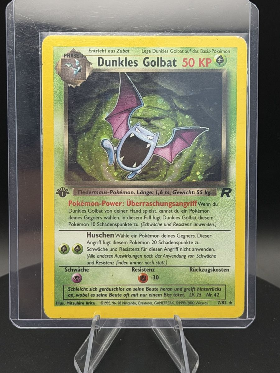 Pokémon Cartes à collectionner: Pokemon Dunkles Golbat 1. Edition – D'occasion à Belp par Leoloulou1