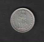 Tutti le monete: CH -  2  Fr.  1958  SILBER  Gebraucht – Usato da Gordola venduto da coinsandnotes 1