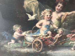 Quadro putti che giocano
