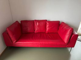 Designer-Ledersofa zu verkaufen