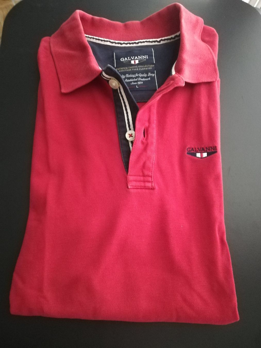Magliette Polo: Polo Galvani rouge L – Usato da Genève venduto da ant_5hwp