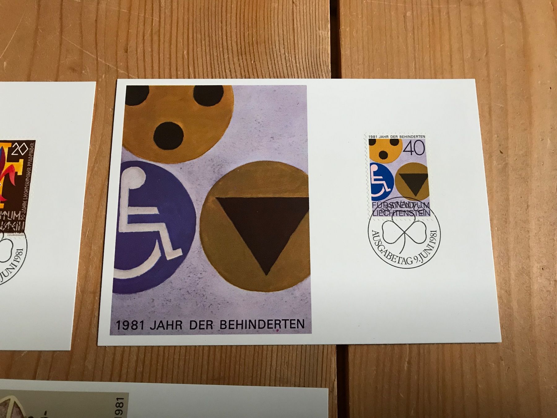 Alle Briefmarken: briefmarken FL 3 postkarten 9.3.1981 – Gebraucht aus liestal von makai05 2