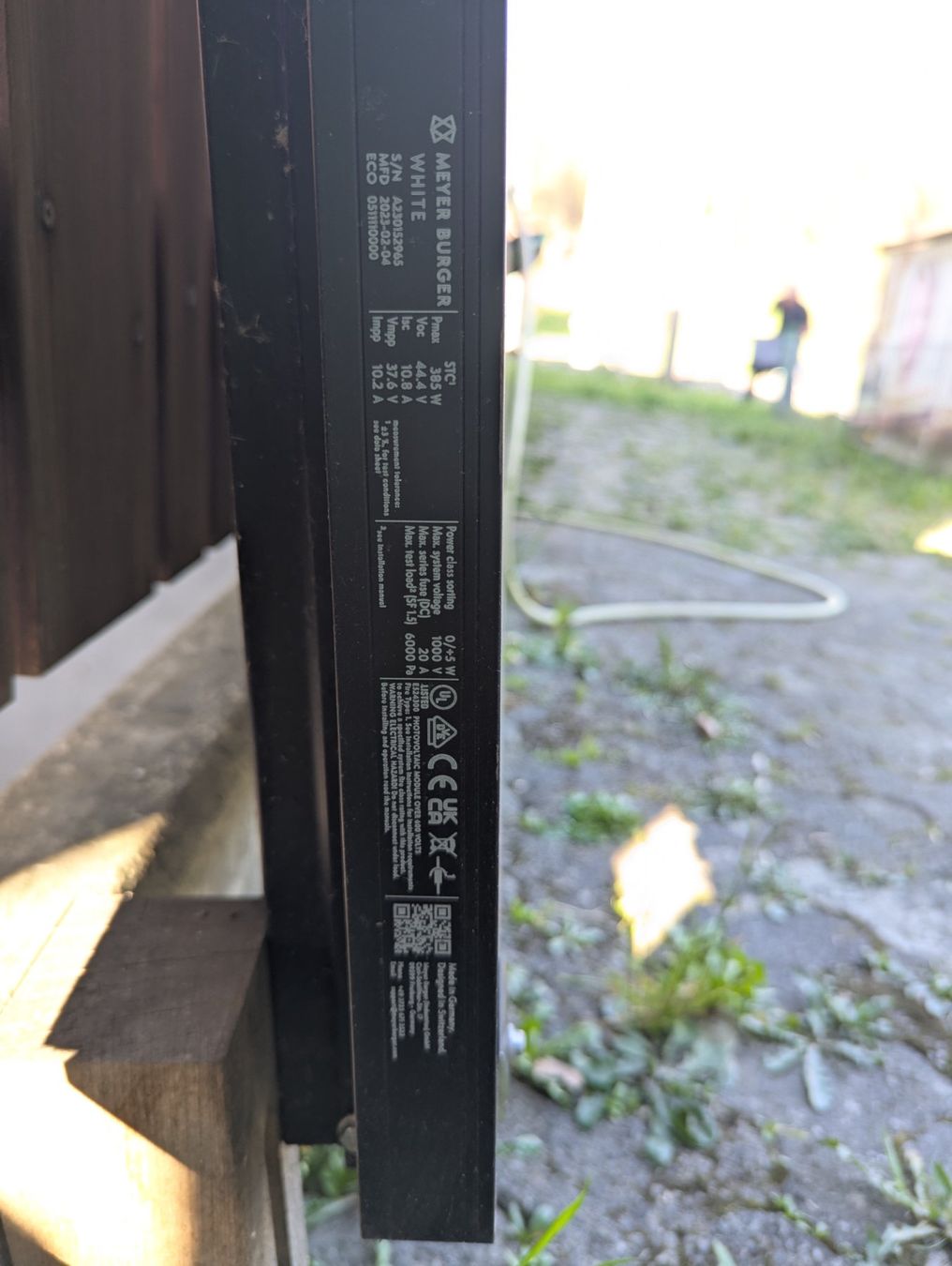 Dispositivi a energia solare: Balkon Solarkraftwerk, 385 Wp Plug & Play – Usato da Wolhusen venduto da mahume 3