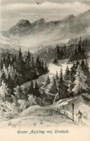 Urnäsch  AR   -   Erster Aufstieg von URNÄSCH     ca. 1900