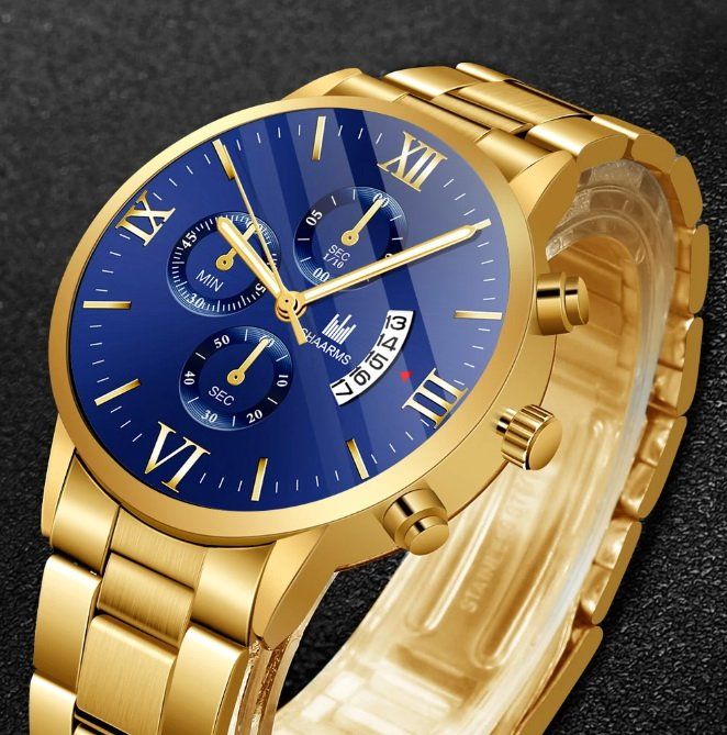Uhren: Blickfang: exclusive Herren-Armbanduhr – Neu und originalverpackt aus Untersiggenthal von Zarkok 1