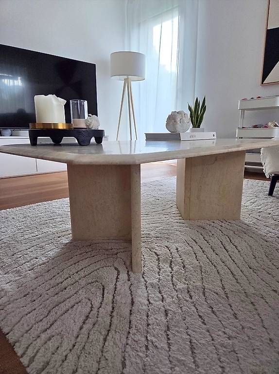 Tavoli: Travertin Couchtisch (Salontisch) – Usato da Sennhof venduto da msalvati 2