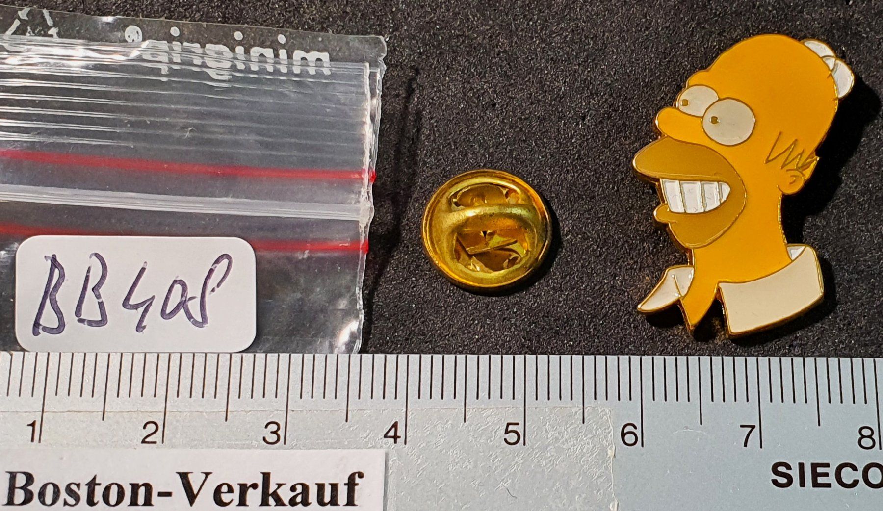 Placchette & Badge: BB408 - Pin Die Simpsons Homer Simpson 1992 – Usato da Reinach BL venduto da Boston-Verkauf 2