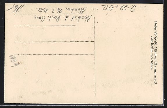 Cartoline postali: München, Abschied der Postillone 26.3.1 – Usato da Berlin venduto da bartko-reher 1